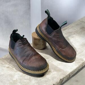 GEORGIA GIANT Romeo Work Boots Men’s Sz 7.5 Women’s Sz 9.5 -Oil Resistant -GR262